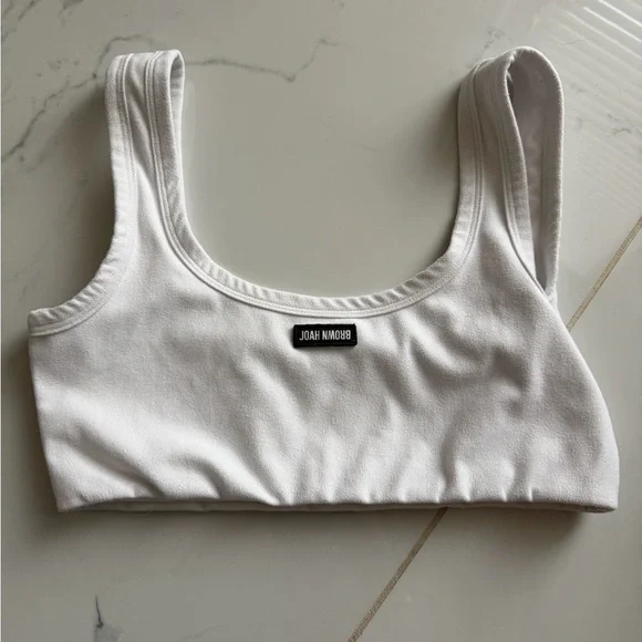 Joah brown scoop neck smoothing bra - Picture 1 of 3